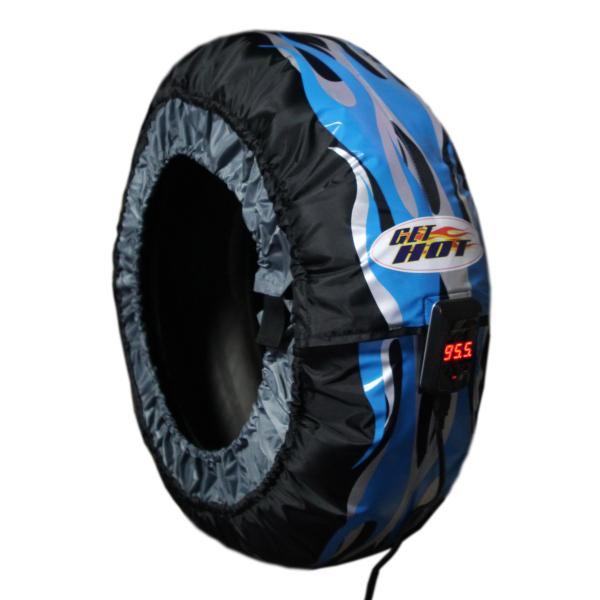 GET HOT ゲットホット タイヤウォーマー GP-EVOR V2 カラー：ブルー／シルバー CB...
