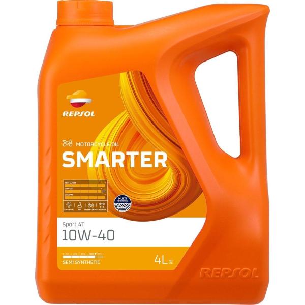 REPSOL レプソル SMARTER(スマーター) スポーツ 4T【10W-40】【4サイクルオイ...