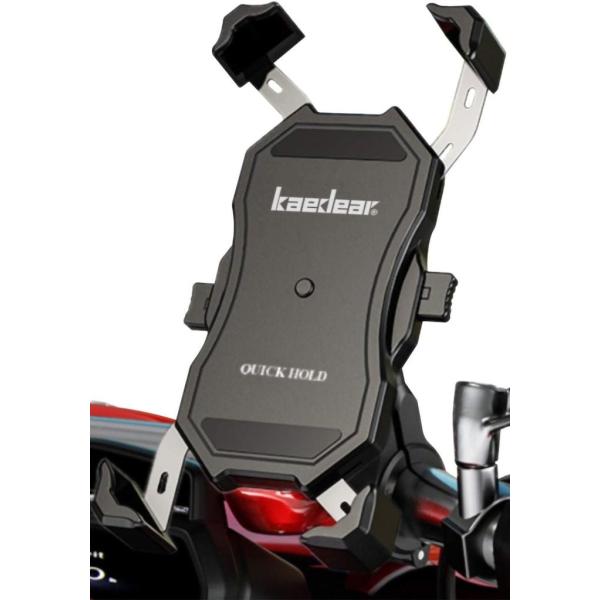 Kaedear カエディア クイックホールド カラー：ブラック スマートフォンホルダー・スマートフォ...