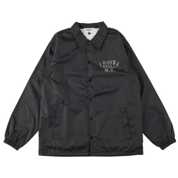 RIDEZ ライズ SKULL MC COACH JKT バイク 防風 コーチ ジャケット サイズ：...