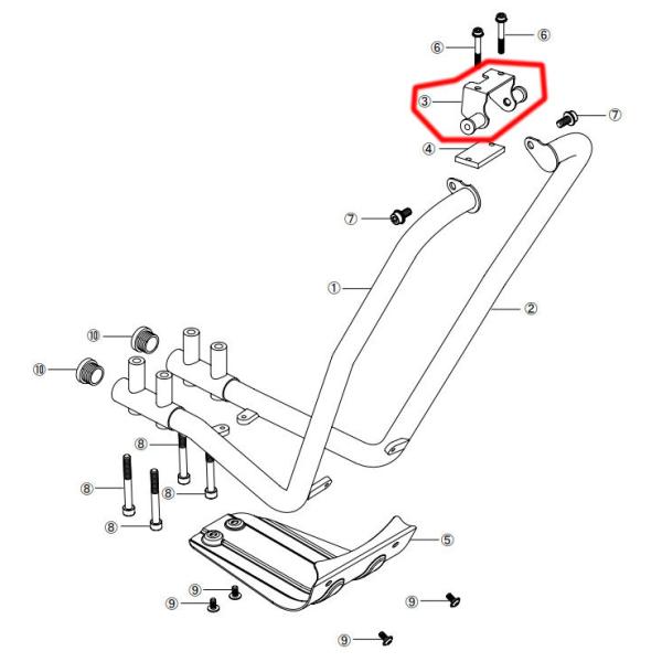 SP武川 SPタケガワ 【補修部品】 ホルダーCOMP. その他サブフレームオプション・補修部品 フ...