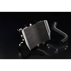 NITRO RACING ナイトロレーシング ラウンドタイプ ワイドラジエーターKIT カラー：ブラ...