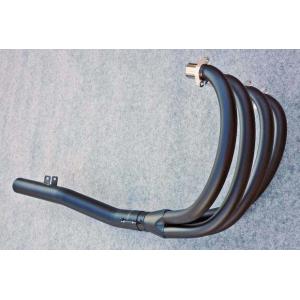 OUTEX アウテックス 手曲げ集合管 フランジアルマイト加工：ブラック Z-1 KAWASAKI ...