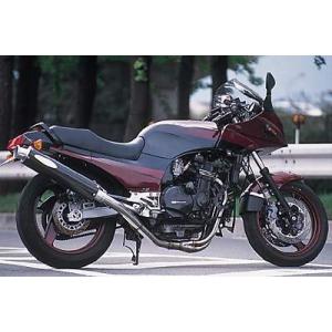 PRETTYRACING SPIDER KAWASAKI GPZ900R ショート管 70π 黒 マフラー