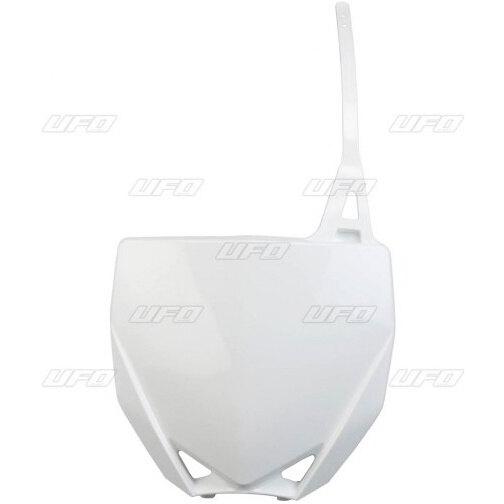 UFO ユーフォー フロントナンバープレート カラー：ホワイト YZ65 YZ80 YZ85 YAM...