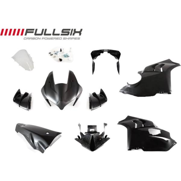 FullSix フルシックス コンプリートカウルキット カーボン繊維：200Plain 平織り / ...