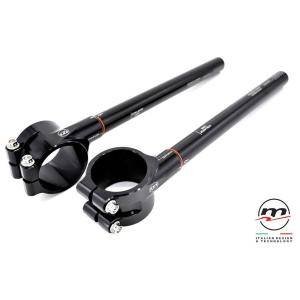 Melotti メロッティー UNIVERSAL RACING PAIR HANDLEBARS GP Diameter：50 / Color：Black｜webike02