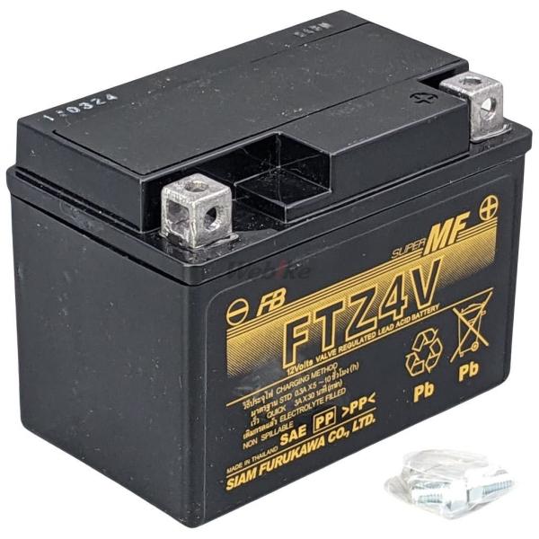 古河バッテリー フルカワバッテリー FTZ4V 12V制御弁式 (VRLA) バッテリー (FTシリ...