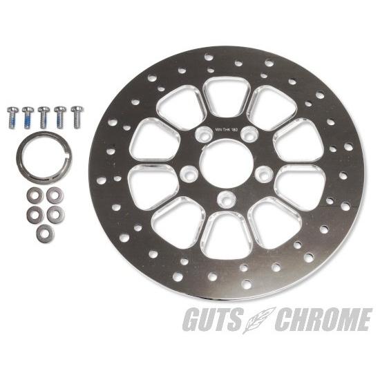 GUTS CHROME ガッツクローム 【V-TWIN】11.5インチ ブレーキディスク 10スポー...