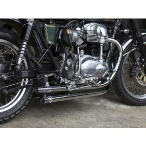 w650ノートンタイプ　マフラー　ステー付き ペイトンプレイス Peyton Place ノートンタイプマフラー W650