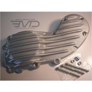 部品屋K&amp;W 【EMD】Ribsters カムカバー カラー：ロウ (地肌のまま) スポーツスター ...