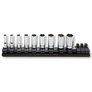 ko-ken コーケン Z-EAL 1／4”(6.35mm)SQ. 6角セミディープソケットレールセット ミリ（1/4ソケット） ソケット ハンドツール