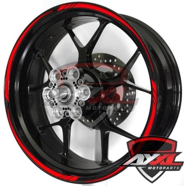 AXXL アクセル 17インチ STD2 カスタム リムステッカー カラー：ゴールド リムステッカー...