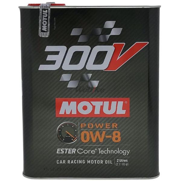 MOTUL モチュール 300V POWER(パワー)【四輪用】【0W-8】【2L】【4サイクルオイ...
