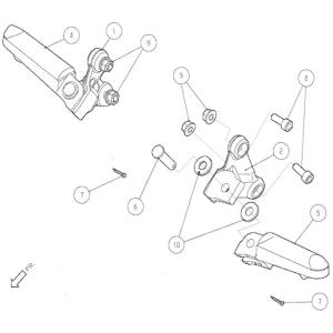 74Daijiro ナナヨンダイジロー 【補修部品】7 割ピン その他スイングアームオプション・補修部品 足回り