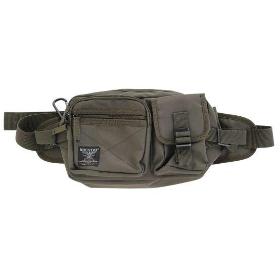 HOUSTON ヒューストン ウエストバッグ カラー：カーキ ウエストポーチ・ヒップバッグ バッグ