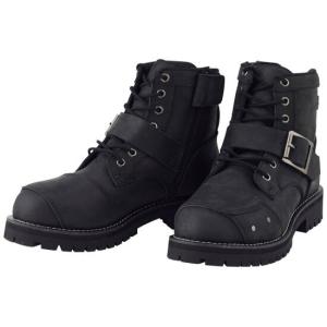 カドヤ（KADOYA） EG BLACK レザーショートブーツ サイズ：28cm
