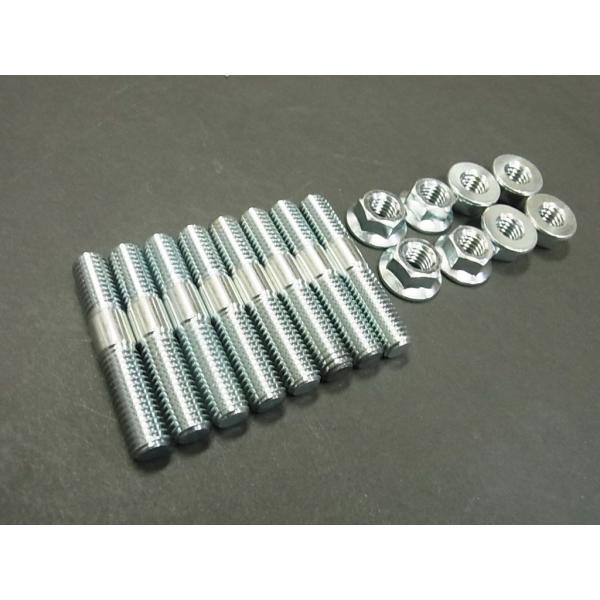 OUTLINE アウトライン マフラースタッドボルトセット タイプ：STD(全長45mm/エンジンか...