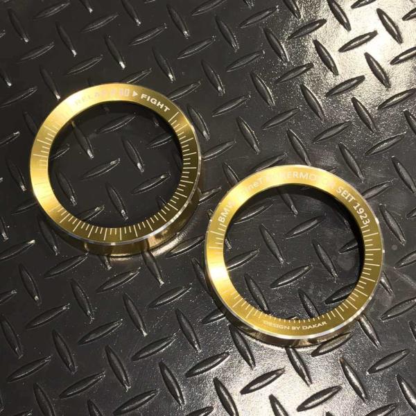 DK design ディーケーデザイン R nineT メーターカバー カラー：ゴールド BMW メ...