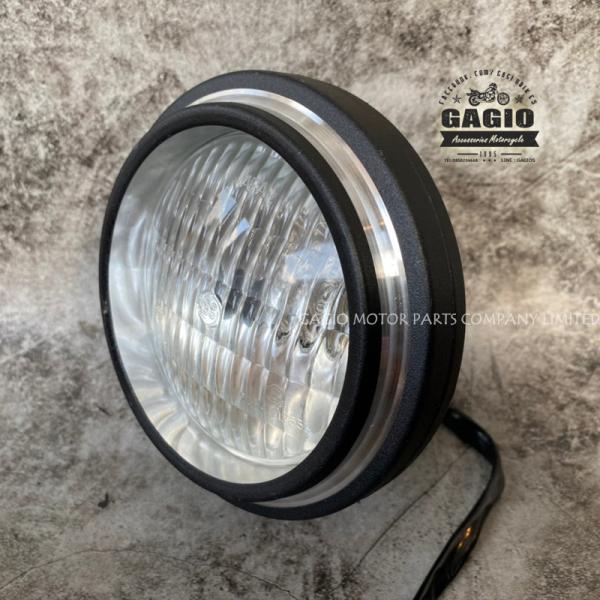 GAGIO MOTOR PARTS ガジオモーターパーツ 5-inch round headlamp...