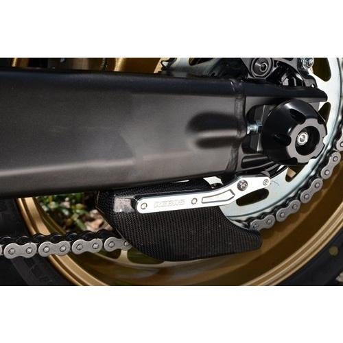 AGRAS アグラス リアスプロケットガード FRP アルマイトカラー(ステー)：レッド TRACE...