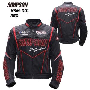 SIMPSON シンプソン NSM-D01 ライダースメッシュジャケット サイズ：M｜ウェビック2号店