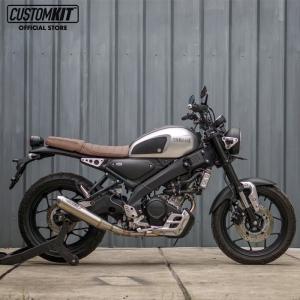 CustomKit カスタムキット フルエキゾーストマフラー Stream XSR155 カラー：Glossy XSR155 YAMAHA ヤマハ｜webike02