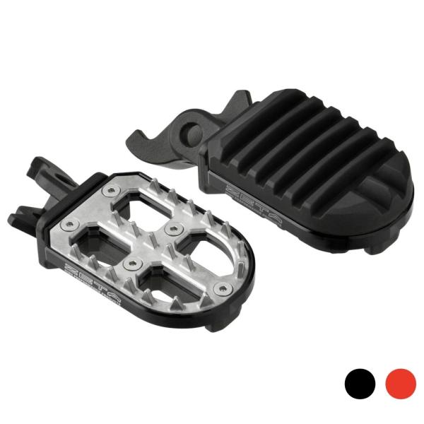 ZETA ジータ アドベンチャーフットペグ カラー：ブラック CRF250L CRF250 RALL...