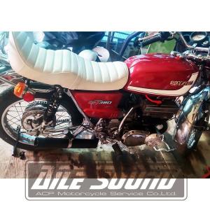 スズキ（SUZUKI） GT380 マフラー 左上 純正 中古 バイク 部品 当時物
