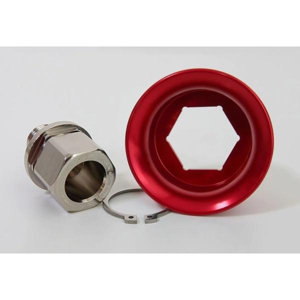 TSR テクニカルスポーツレーシング クロモリアクスルボルト カラー：レッド CBR1000RR C...