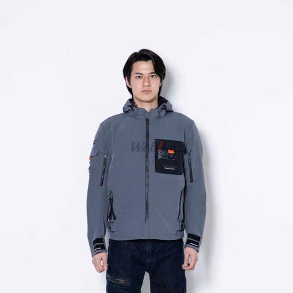 ROUGH＆ROAD ラフ＆ロード エアスルーソフトシェルストレッチパーカーFP サイズ：LL オー...