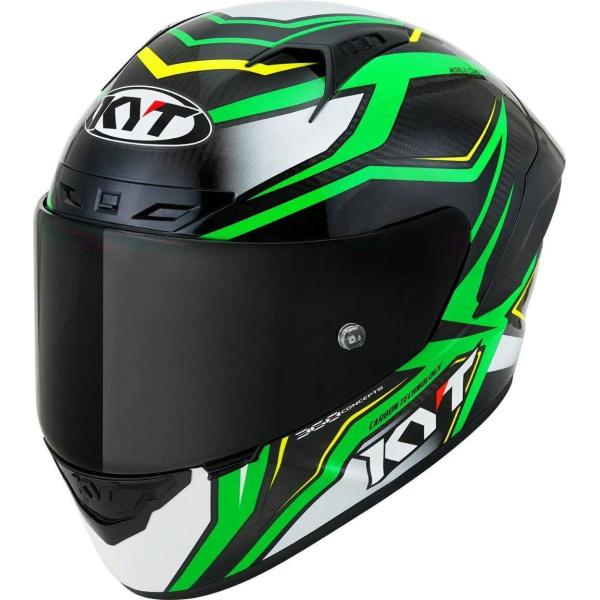 KYT ケイワイティ NZ RACE CARBON STRIDE GREEN FLUO／WHITE ...