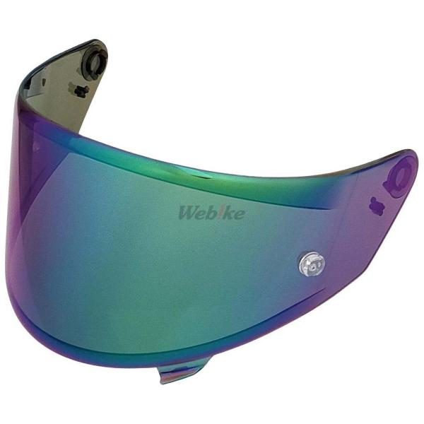 KYT ケイワイティ NZ RACE／NF／NX VISOR カラー：IRIDIUM RACE ヘル...