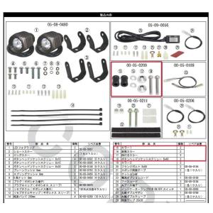 SP武川 SPタケガワ 【補修部品】LEDフォグランプ取付ボルトセット(カラー付)／CRF250RALLY用(2セット入)用 CRF250L CRF250M CRF250 Rally｜webike02