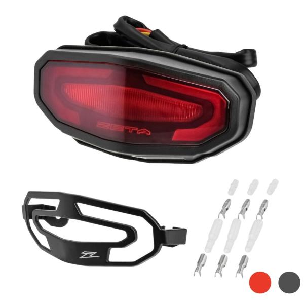ZETA ジータ LED ライン テールライト ユニバーサル レンズカラー：レッド テールランプ 灯...