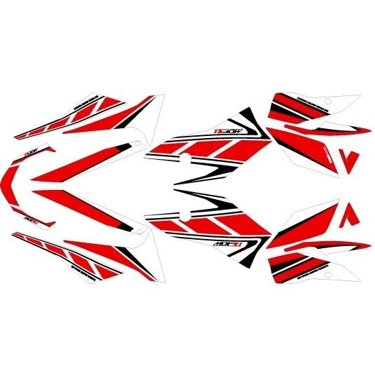 MDF エムディーエフ グラフィックキット コンプリートセット カラー：レッド XMAX YAMAH...