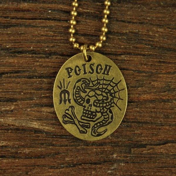 Metalize Productions メタライズプロダクションズ POISON 真鍮製 ラウンド...