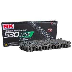 RK JAPAN RKジャパン 530XRE STEEL【カシメ(CLF)ジョイント付属】 チェーン...