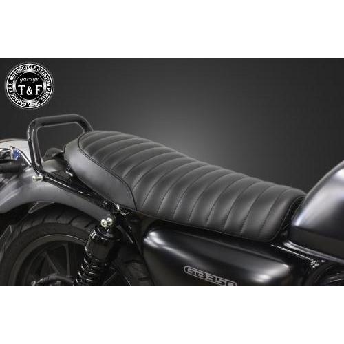 Garage T&amp;F ガレージ ショートフラットシート タイプ：タックロール GB350 HONDA...