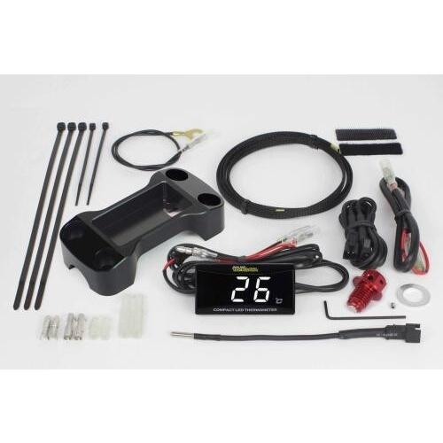SP武川 SPタケガワ コンパクトLEDサーモメーターキット2 (ブラック)／GROM(JC61／7...
