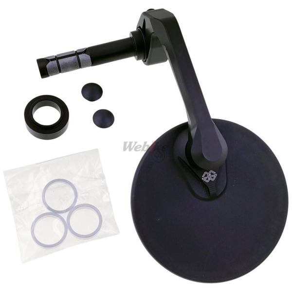 GILLES TOOLING ギルズツーリング MOON バーエンドミラー 丸形 13-18mm ハ...