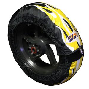 GET HOT ゲットホット タイヤウォーマー GP-FACTORY 18インチ【FAC-18】 カラー：オレンジ／イエロー / 温度計：あり NEON：なし その他タイヤ関連用品