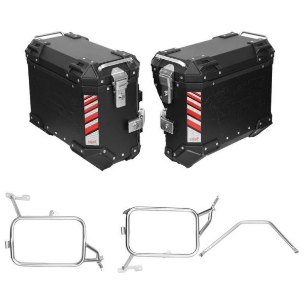 LOBOO ロブー PIKE TRACKERシリーズ 35L＋30L サイドケース キャリア付き カ...