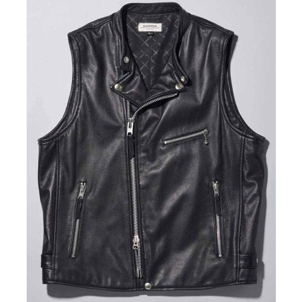 KADOYA カドヤ LEATHER RIDERS VEST [K’S LEATHER＆K’S PR...