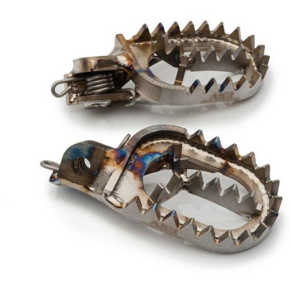 AS3 Performance：エーエススリー パフォーマンス チタン製ワイドフィットペグ MC50...