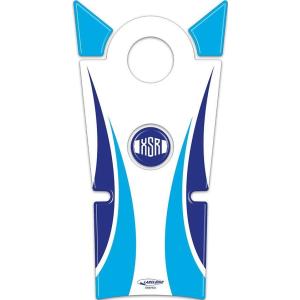 LABELBIKE 3Dタンクステッカー カラー：ホワイト、ブルー XSR700 YAMAHA ヤマ...