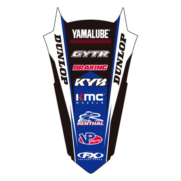 FACTORY EFFEX ファクトリーFX リヤフェンダーデカール YZ250F YZ450F Y...