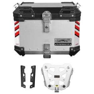 LOBOO ロブー PIKE TRACKER 45L トップケース ラック/プレート付き カラー：シ...