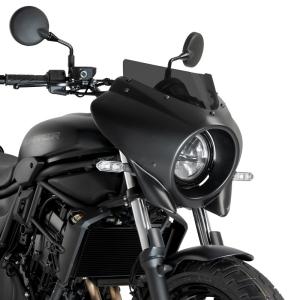 Puig プーチ セミフェアリング ミラージュ SPORT(MIRAGE SPORT) カラー：ダークスモーク / カウル仕上げ：マッドブラック ELIMINATOR 500 400 ビキニカウル