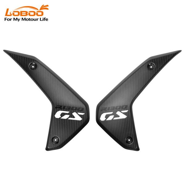 LOBOO ロブー ラジエーターサイドカーボンパネル カラー：グロッシーブラック R1300GS B...